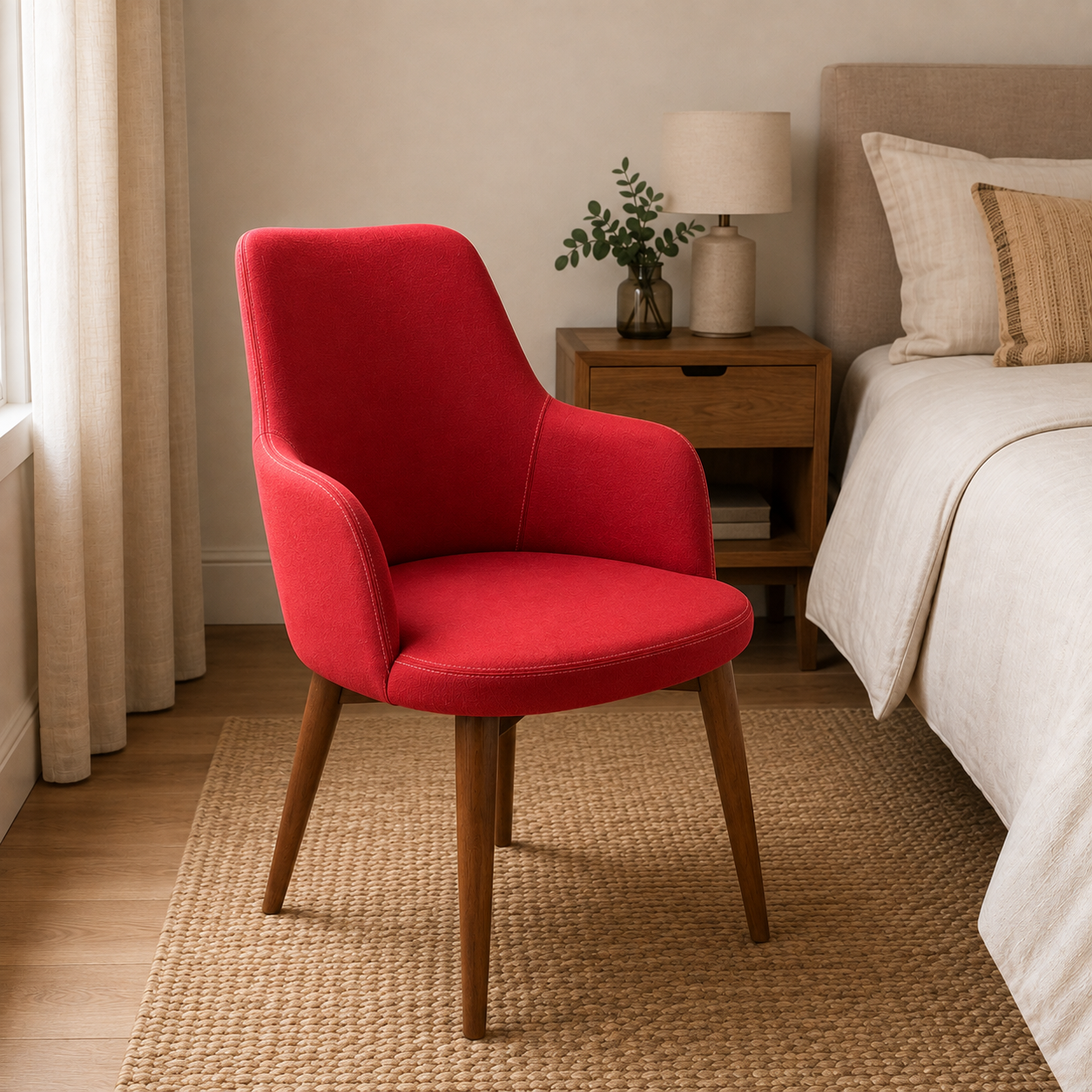 Silla Giratoria Tina Roja - Imagen 2