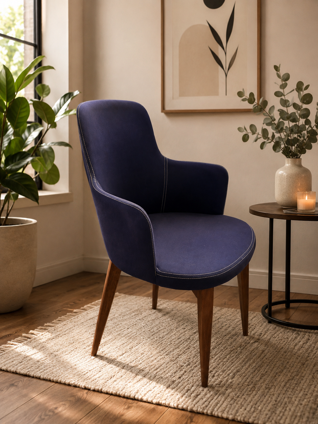 Silla Fija Ella Azul - Imagen 2